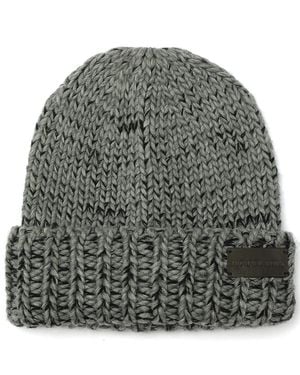 Michael Kors Marl Yarn Mix Cuff Hat - Gray