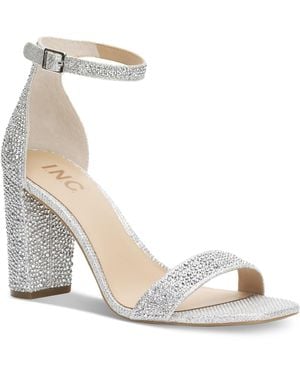 INC International Concepts Lexini Two-piece Sandals - Metallic
