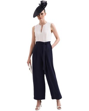 Phase Eight Brylee Wide Leg Jumpsuit - Blue
