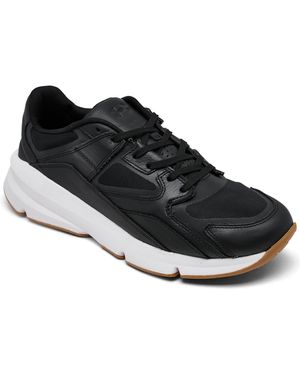 Under Armour Ua Forge 96 Leather Low Casual Sneakers From Finish Line - Black