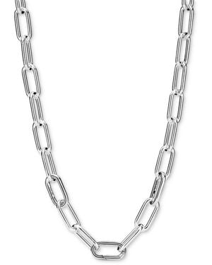 PANDORA Me Sterling Medium Link Chain Necklace - Metallic
