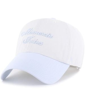 '47 White/light Blue Minnesota Twins Gelato Two-tone Clean Up Adjustable Hat