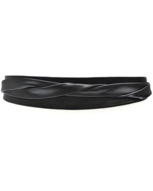 Ada Midi Wrap Belt - Black