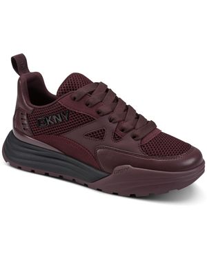DKNY Zanira Lace Up Sneaker - Purple