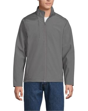 Lands' End Soft Shell Jacket - Gray