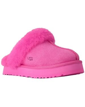 UGG Baby Girls Round Toe Disquette Slippers - Pink