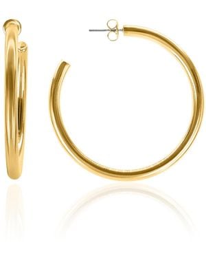 OMA THE LABEL Liv 2" Medium Hoops - Metallic