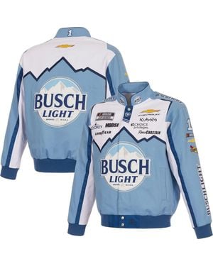 JH Design Varsity Nascar Jacket - Blue
