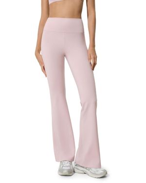 LILYSILK Contour High Rise Flared Drape Flow leggings - Pink