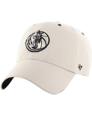 '47 47 Brand Dallas Mavericks Lunar Clean Up Adjustable Hat - White