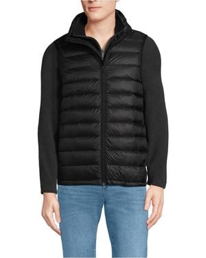 Lands' End Wanderweight Packable Down Vest - Black