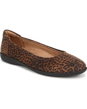 Naturalizer Flexy Slip On Ballet Flats - Brown