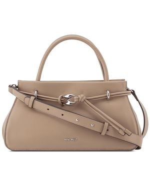 Nine West Alauna Medium Satchel Handbag - Natural