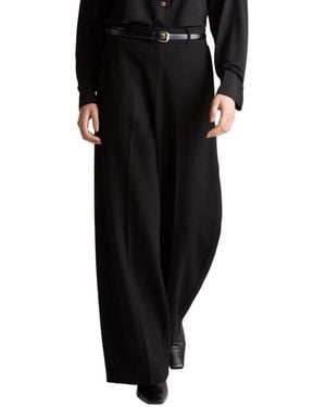 Residus Lester Relaxed-fit Wide-leg Pants - Black
