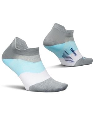 Feetures Elite Ultra Light Cushion Ankle Socks - Blue