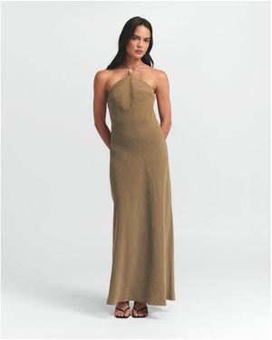 ST MRLO Anais Slip Dress - Natural