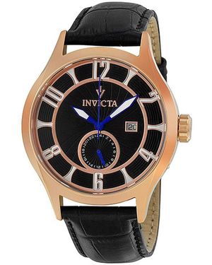 INVICTA WATCH 12231 Vintage Quartz Dial Watch - Black