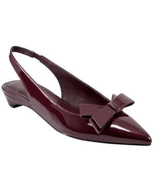 Marc Fisher Kerrey Slingback Pointy Toe Dress Flats - Purple