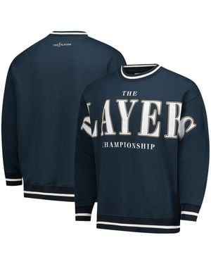 Barstool Golf The Players Oversized Graphic Sweatshirt - Blue