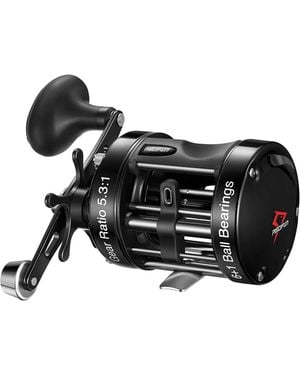 Piscifun Chaos Xs Baitcaster Reinforced Metal Body Reel For Saltwater Inshore - Black