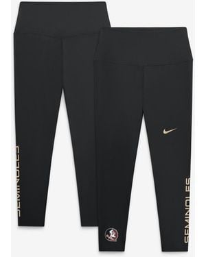 Nike Florida State Seminoles Zenvy High Rise Dri-fit 7/8 leggings - Black