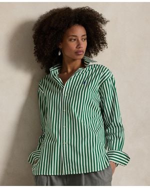 Polo Ralph Lauren Relaxed-fit Striped Cotton Shirt - Green