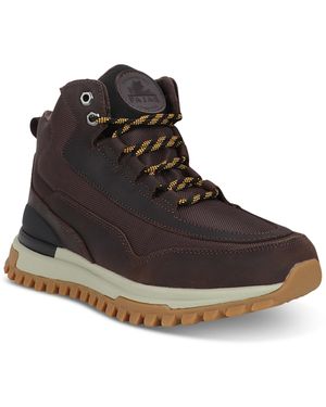 Pajar Fireburst Crazy Horse Waterproof High Top Sneaker Boot - Brown