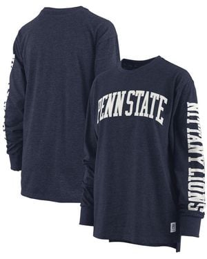 Pressbox Penn State Nittany Lions Two-hit Canyon Long Sleeve T-shirt - Blue