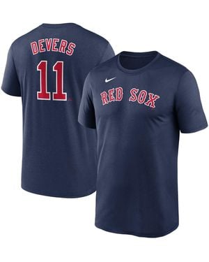 Nike Rafael Devers Boston Red Sox Legend Name And Number Home T-shirt - Blue