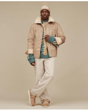 UGG Thayden Long Sleeves Luxe Fluff Jacket - Natural