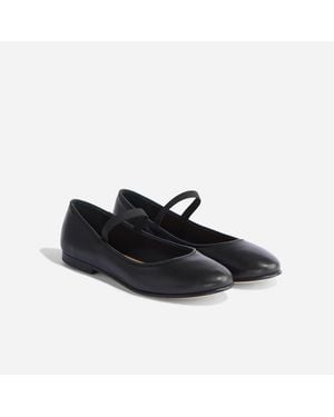 Nisolo Bea Mary Jane Flat - White
