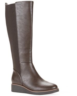 Style & Co. Cyruss Wedge Tall Boots - Brown
