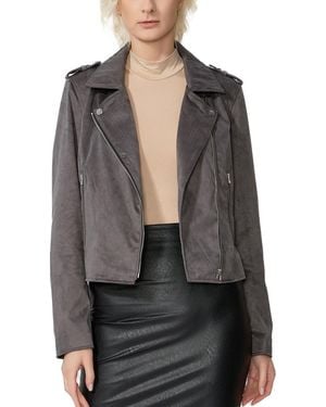 Kimi + Kai Kimi + Kai Faux Suede Moto Jacket - Black