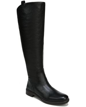 Franco Sarto Meyer Wide Calf Knee High Riding Boots - Black