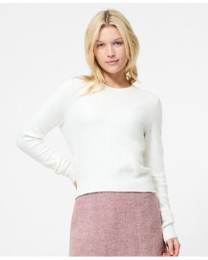 French Connection Fcuk Ellie Knit Crewneck Pullover - White
