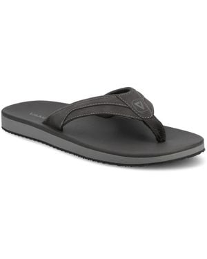 Vance Co. Boyd Comfort Flexible Flip-flop Sandals - Black