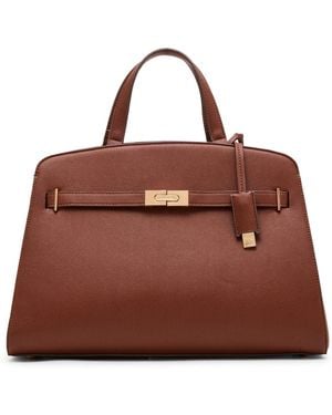 Anne Klein Large Belted Satchel - Brown