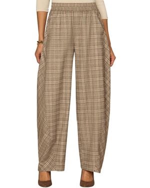 Democracy Petite Ultra Skyrise Relaxed Straight Leg Pants - Natural