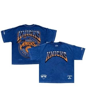 Two Hype New York Knicks Drip Dime Collection Premium T-shirt - Blue