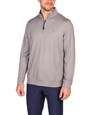 Tailorbyrd Modal Quarter Zip - Gray