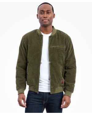 Lucky Brand Zippered Bomber Jacket - Green