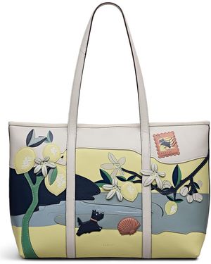 Radley Riviera Leather Extra-large Tote Handbag - Metallic