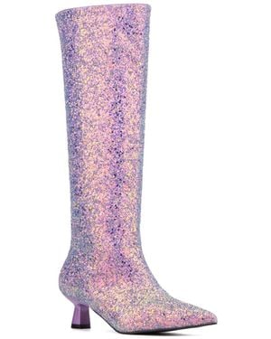 Olivia Miller Mars Tall Boots - Purple