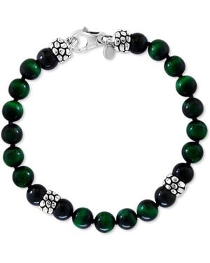 Effy Effy Green Tiger Eye & Onyx Bead Bracelet - Multicolor