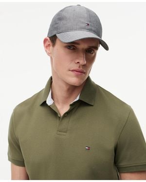 Tommy Hilfiger Chambray Six-panel Cap - Gray