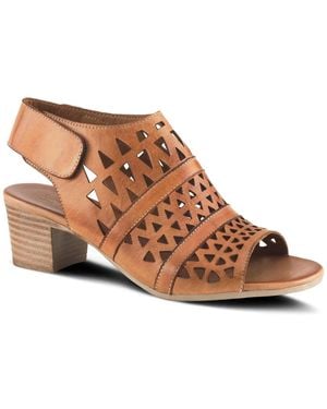 Spring Step Dorotha Ankle Strap Sandal - Brown