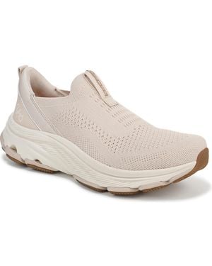 Ryka Devotion Max Knit Slip On Walking Sneakers - White