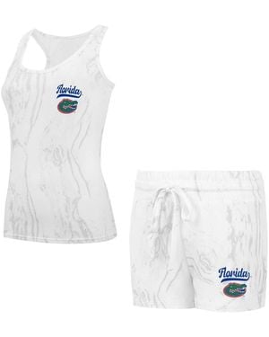 Concepts Sport Florida Gators Quartz Tank Top Shorts Set - White