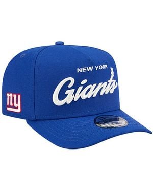 KTZ New York Giants Local Play A-frame 9fifty Snapback Hat - Blue