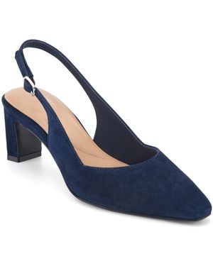 Rockport Total Motion Mayla Slingback Classic Dress Pumps - Blue